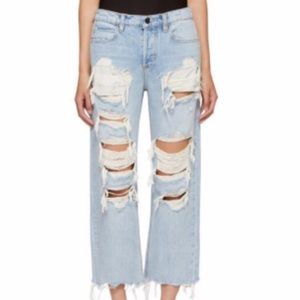 Alexander wang rival distressed denim/jeans NWOT